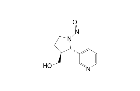 3-Pyrrolidinemethanol, 1-nitroso-2-(3-pyridinyl)-, trans-