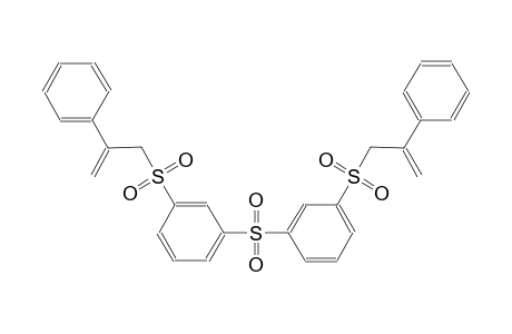 benzene, 1-[(2-phenyl-2-propenyl)sulfonyl]-3-[[3-[(2-phenyl-2-propenyl)sulfonyl]phenyl]sulfonyl]-