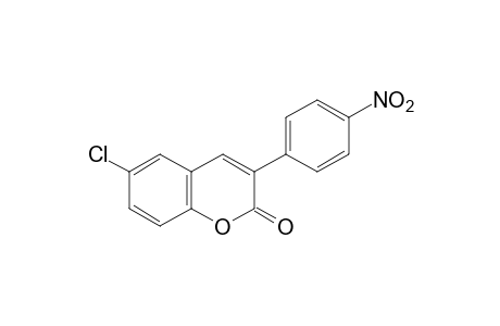 6-chloro-3-(p-nitrophenyl)coumarin