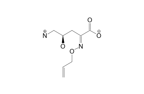 (E)-(4R)-5-AMINO-4-HYDROXY-2-[(2-PROPENYL)-OXIMINO]-PENTANOIC-ACID