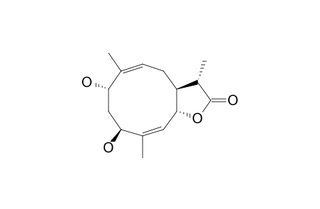 1-ALPHA,3-BETA-DIHYDROXY-7-ALPHA,11-BETA-H-GERMACRA-4Z,9Z-DIEN-12,6-ALPHA-OLIDE