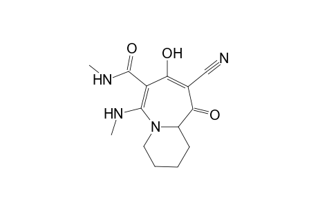 9-Cyano-8-hydroxy-N-methyl-6-(methylamino)-10-oxo-1,2,3,4,10,10a-hexahydropyrido[1,2-a]azepine-7-carboxamide