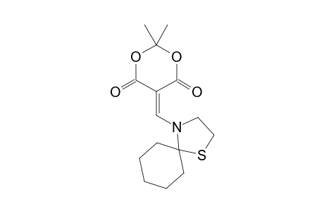 2,2-Dimethyl-5-(2,2-pentamethylenethiazolindin-3-ylmethylene)-1,3-dioxane-4,6-dione