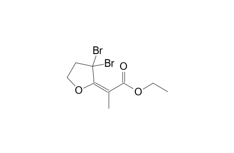 Ethyl 2-[3,3-Dibromodihydrofuran-2(3H)-ylidene]propionate