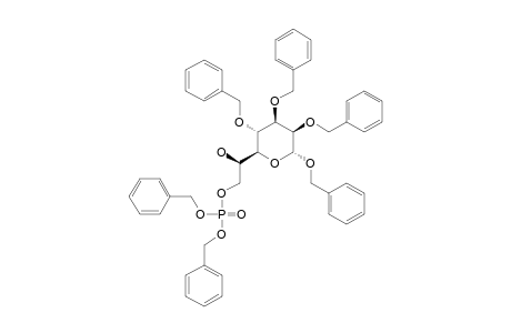 BENZYL-2,3,4-TRI-O-BENZYL-7-O-DIBENZYLPHOSPHONO-L-GLYCERO-ALPHA-D-MANNOHEPTOPYRANOSE