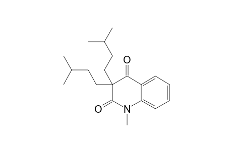 3,3-BIS-(3-METHYLBUTYL)-N-METHYL-2,4-QUINOLDIONE