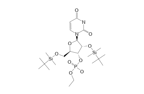 2',5'-DI-O-TERT.-BUTYLDIMETHYLSILYL-URIDINE-3'-ETHYLPHOSPHATE