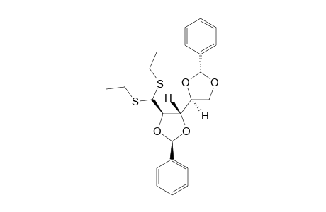 2,3-(S):4,5-(S)-DI-O-BENZYLIDENE-D-ARABINOSE-DIETHYL-DITHIOACETAL