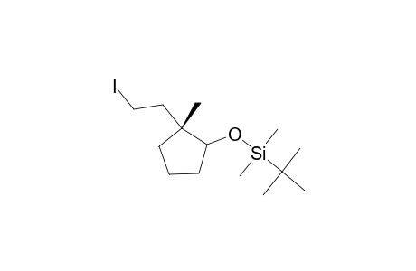 TERT.-BUTYL-[[(1R,2R/1S,2R)-2-(2-IODOETHYL)-2-METHYLCYCLOPENTYL]-OXY]-DIMETHYLSILANE