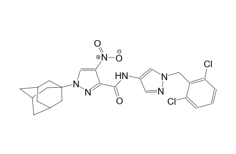 1-(1-adamantyl)-N-[1-(2,6-dichlorobenzyl)-1H-pyrazol-4-yl]-4-nitro-1H-pyrazole-3-carboxamide