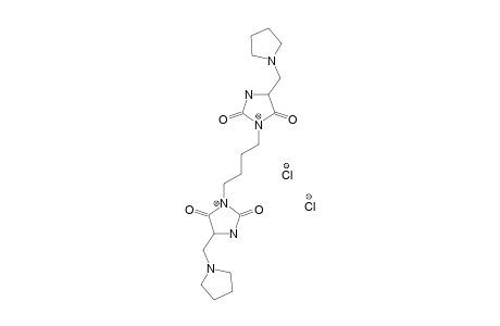 3,3'-(BUTANE-1,4-DIYL)-BIS-[5-(PYRROLIDIN-1-YL-METHYL)-IMIDAZOLIDINE-2,4-DIONE]-DIHYDROCHLORIDE