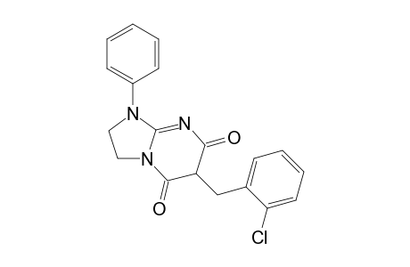 6-(o-chlorobenzyl)-1-phenyl-2,3-dihydro-imidazo[1,2-a]pyrimidine-5,7(1H,6H)-dione