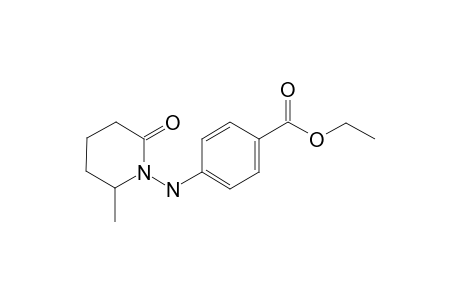 4-[(2-keto-6-methyl-1-piperidyl)amino]benzoic acid ethyl ester