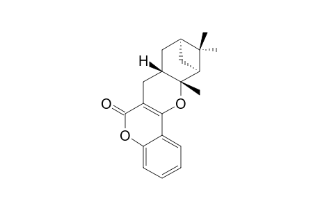 (7AR,9S,11S,11AS)-10,10,11A-TRIMETHYL-9,11-METHANO-7,7A,8,9,10,11-HEXAHYDRO-6H,11AH-[1]-BENZOPYRANO-[4,3-B]-[1]-BENZOPYRAN-6-ONE