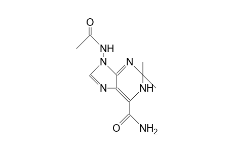 7-Acetamido-6-carbamoyl-2,2-dimethyl-1,2-dihydro-purine