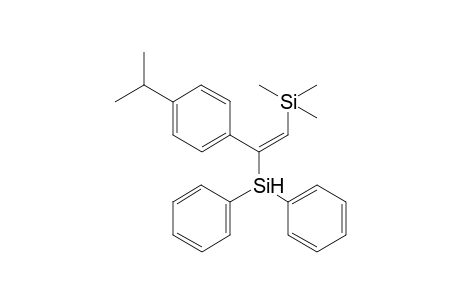 (E)-(2-(Diphenylsilyl)-2-(4-isopropylphenyl)vinyl)trimethylsilane