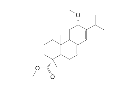 [1R-(1A,4A-BETA,4B-ALPHA,6-ALPHA,10A-ALPHA)]-1,2,3,4,4A,4B,5,6,10,10A-DECAHYDRO-1,4A-DIMETHYL-6-METHOXY-7-(1-METHYLETHYL)-PHENANTHRENECARBOXYLIC-AC