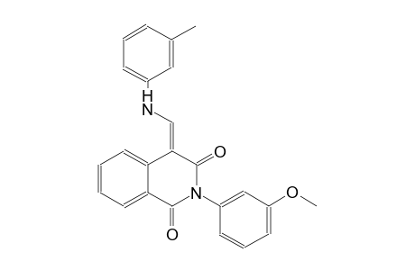 1,3(2H,4H)-isoquinolinedione, 2-(3-methoxyphenyl)-4-[[(3-methylphenyl)amino]methylene]-, (4E)-