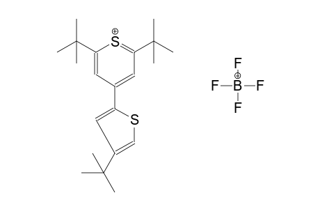 2,6-ditert-butyl-4-(4-tert-butyl-2-thienyl)thiopyrylium tetrafluoroborate