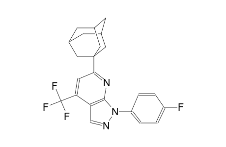 1H-pyrazolo[3,4-b]pyridine, 1-(4-fluorophenyl)-6-tricyclo[3.3.1.1~3,7~]dec-1-yl-4-(trifluoromethyl)-