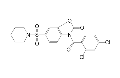 2(3H)-benzoxazolone, 3-(2,4-dichlorobenzoyl)-6-(1-piperidinylsulfonyl)-