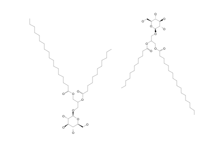 1-O-STEAROYL-2-O-LAUROYL-3-O-BETA-D-GLUCOPYRANOSYL-RAC-GLYCEROL;DIASTEREOISOMER-1-AND-2