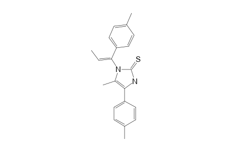 5-METHYL-4-PARA-TOLYL-1-(1-PARA-TOLYLPROP-1(E)-ENYL)-2,3-DIHYDRO-1H-IMIDAZOL-2-THIONE