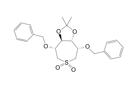 (-)-1,6-Dideoxy-2,5-di-O benzyl-3,4-O-isopropylidene-1,6-thio-D-sorbitol-S,S-dioxide