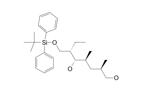 (2R,4S,5S,6S)-(+)-7-TERT.-BUTYLDIPHENYLSILYLOXY-5-ETHYL-2,4-DIMETHYLHEPTAN-1,5-DIOL