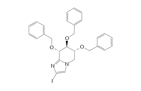 (6R,7S,8S)-6,7,8-TRIS-(BENZYLOXY)-2-IODO-5,6,7,8-TETRAHYDROIMIDAZOPYRIDINE