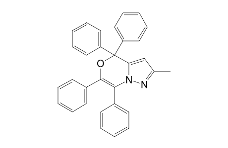 2-Methyl-4,4,6,7-tetraphenyl-pyrazolo[5,1-c][1,4]oxazine