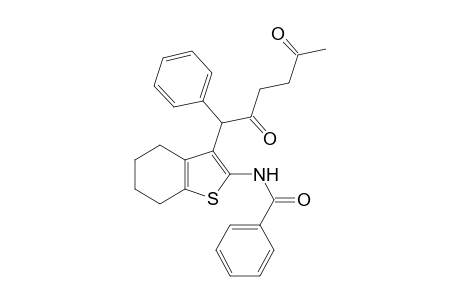 2-Benzoylamido-3-(1-phenyl-2,5-dioxocyclohexyl)Tetrahedronbenzo[b]thiephone