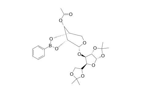 3-O-(3-O-ACETYL-2,4-O-PHENYLBORONEDIYL-ALPHA-D-RIBOPYRANOSYL)-1,2:5,6-DI-O-ISOPROPYLIDEN-ALPHA-D-GLUCOFURANOSE