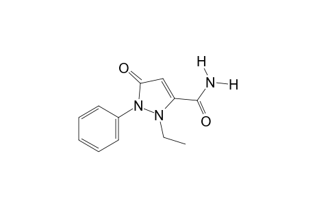 2-ethyl-5-oxo-1-phenyl-3-pyrazoline-3-carboxamide