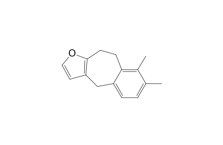 4H-Benzo[4,5]cyclohepta[1,2-b]furan, 9,10-dihydro-7,8-dimethyl-