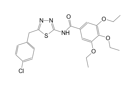 N-[5-(4-chlorobenzyl)-1,3,4-thiadiazol-2-yl]-3,4,5-triethoxybenzamide