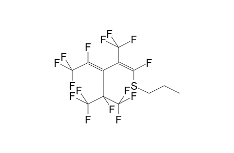 (E,E)-PROPYL-PERFLUORO-3-ISOPROPYL-2-METHYL-1,3-PENTADIENYLSULPHIDE