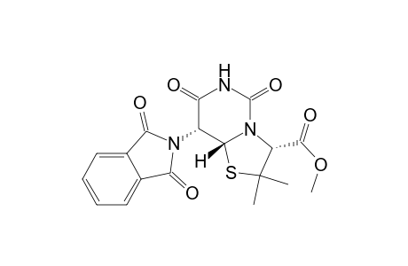 5H-Thiazolo[3,2-c]pyrimidine-3-carboxylic acid, 8-(1,3-dihydro-1,3-dioxo-2H-isoindol-2-yl)hexahydro-2,2-dimethyl-5,7- dioxo-, methyl ester, [3S-(3.alpha.,8.beta.,8a.alpha.)]-