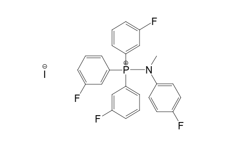 N-METHYL-N-(PARA-FLUOROPHENYL)-IMINO-META-TRIFLUOROPHENYLPHOSPHONIUM-IODIDE