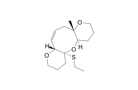 (4AS,7AR,11AS,12AR)-11A-(ETHYLTHIO)-2,3,4A,5,7A,9,10,11,11A,12A-DECAHYDRO-4A-METHYL-1H-DIPYRANO-[3,2-B:2',3'-G]-OXOCINE