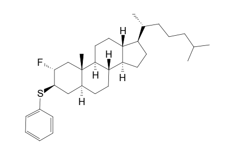 2-ALPHA-FLUORO-3-BETA-(PHENYLTHIO)-5-ALPHA-CHOLESTANE