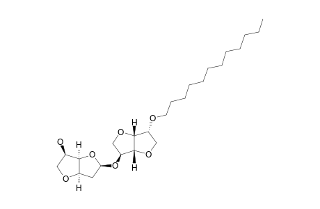 (2R,3AR,6R,6AS)-2-[(3S,3AR,6R,6AR)-6-(DODECYLOXY)-HEXAHYDROFURO-[3,2-B]-FURAN-3-YLOXY]-HEXAHYDROFURO-[3,2-B]-FURAN