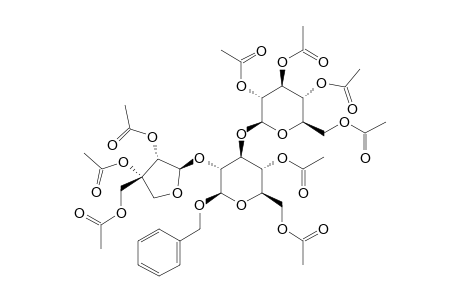 BENZYLALCOHOL-O-(2'-O-BETA-APIOFURANOSYL-3'-O-BETA-D-GLUCOPYRANOSYL)-BETA-GLUCOPYRANOSIDE-PERACETATE