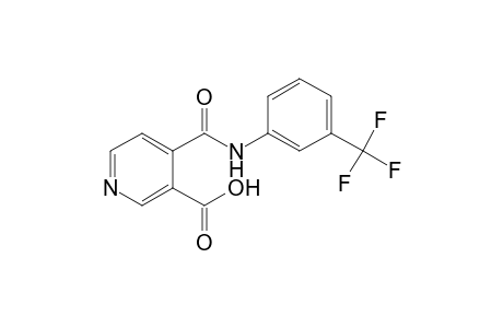 4-[oxo-[3-(trifluoromethyl)anilino]methyl]-3-pyridinecarboxylic acid