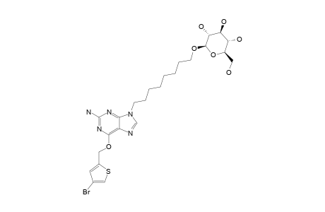 8-[O(6)-(4-BROMOTHENYL)-GUAN-9-YL]-OCTYL-BETA-D-GLUCOPYRANOSIDE