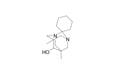 5',6',7'-trimethyl-1',3'-diazaspiro[cyclohexane-1,2'-tricyclo[3.3.1.1(3,7)]decane]