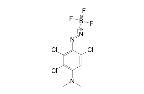 2,3,6-TRICHLOR-4-(N,N-DIMETHYLAMINO)-BENZENDIAZONIUM-TETRAFLUOROBORATE