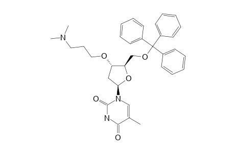 (3'-O-DIMETHYLAMINOPROPYL)-5'-O-TRITYLTHYMIDINE