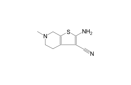 2-Amino-6-methyl-4,5,6,7-tetrahydrothieno[2,3-c]pyridine-3-carbonitrile