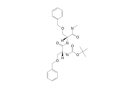 N-(ALPHA)-(TERT.-BUTOXYCARBONYL)-O-(BENZYL)-SERYL-O-(BENZYL)-SERINE-N-METHYLAMIDE